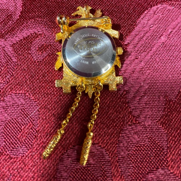Regent Quartz Cuckoo Clock Brooch or Pendant. Not tested, may or may not work. - Picture 3 of 4